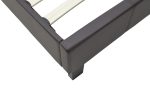 Bed Nevil  PU dark kafe mat 100x200 - Image 6