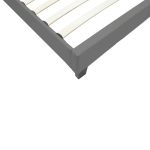 Krevat tek Nevil, PU gri mat 100x200cm - Image 5