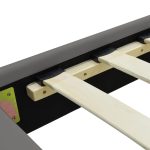 Krevat tek Nevil, PU gri mat 100x200cm - Image 6