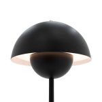 Llambë tavoline Creative, LED, ngjyrë e zezë D18x30cm - Image 2