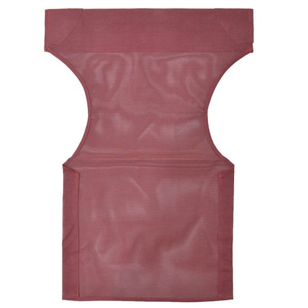 Pëlhurë e shpuar Nexus profesionale për karrige regjisori burgundy 45/57x1x78.5cm