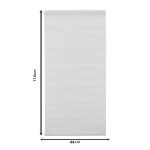 Pëlhurë shezlonge e shpuar Retto  ngjyrë e bardhë e bardhë për përdorim profesional 44x1x114cm - Image 2