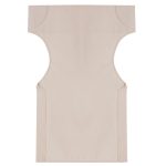 Pëlhurë profesionale me vrima akoworld 2x1 densitet në ngjyrë të bardhë-bezhë