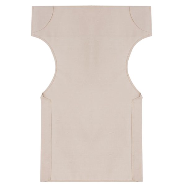 Pëlhurë profesionale me vrima akoworld 2x1 densitet në ngjyrë të bardhë-bezhë