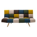 Sofa-bed 3-seater Freddo II  me pëlhurë shumëngjyrëshe 182x81x84cm - Image 4