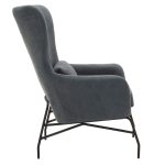 Armchair Rimbo  pëlhurë në ngjyrë gri 66x81x102cm - Image 3