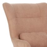 Armchair Rimbo  kalbur mollë kadife pëlhurë-këmbë e zezë 66x81x102cm - Image 3