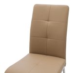 Karrige Ariadne  PU mocha-chrome këmbë - Image 5