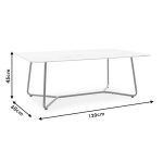 Tavolina e kafesë Paris  qelqi 8mm mermeri model-artë 120x80x45cm - Image 5