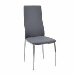 Set ngrënieje 5pcs Steve-Jella qelqi 8mm krom-gri D120x74,5cm - Image 3