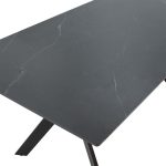 Tabela e ullirit  sintered gur i zi mermer-zi 180x90 x75cm - Image 3