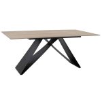 Tabela Kitcen Sabrina  sintered stone sonoma-black 180x90 x75cm