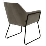 Armchair Mira  anthracite-black 65x69x86cm - Image 2