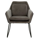 Armchair Mira  anthracite-black 65x69x86cm - Image 4