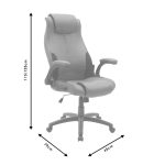 Karrige zyre Bear, PU me ngjyrë gri antike-e zezë. - Image 7