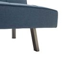 Divan-krevat 3 vendesh Travis  me pëlhurë në ngjyrë blu të lehtë 175x83x74cm - Image 6