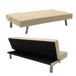 Divan-krevat 3 vendesh Travis  me pëlhurë në ngjyrë bezhë 175x83x74cm - Image 4