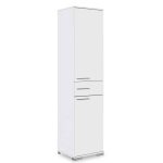 Kabineti multipurpose Chad  në ngjyrë të bardhë gloss 45x40x187cm