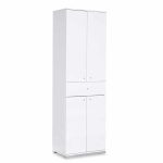 Kabineti multipurpose Chad  në ngjyrë të bardhë gloss 60x40x187cm