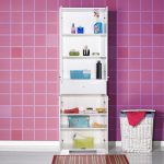 Kabineti multipurpose Chad  në ngjyrë të bardhë gloss 60x40x187cm - Image 3