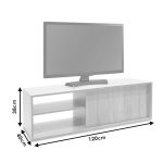 TV kabineti ECO TV ngjyra sonoma 120x40x38 cm - Image 7