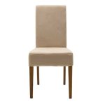 Karrige Ditta  me pëlhurë ecru - këmbë druri arrë - Image 5