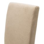 Karrige Ditta  me pëlhurë ecru - këmbë druri arrë - Image 6