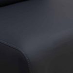 Bar stool Bari  me anthracite pu - këmbët prej druri wenge - Image 5