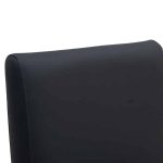 Bar stool Bari  me anthracite pu - këmbët prej druri wenge - Image 6