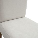 Karrige shanku Bari, PU gri-këmbët prej druri arre - Image 5