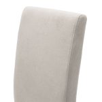 Karrige Ditta  me pëlhurë gri - këmbë druri arrë - Image 5