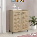 Kabineti i këpucëve MANTAM  12 çifte sonoma 78x40x92 cm - Image 2