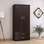 Gardërobë LEGO me 2 dyer dhe sirtarë në ngjyrë wenge 80x45x180cm - Image 3