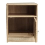 Tavolinë anësore shtrati Foly me një sirtar sonoma 40x40x50cm - Image 4