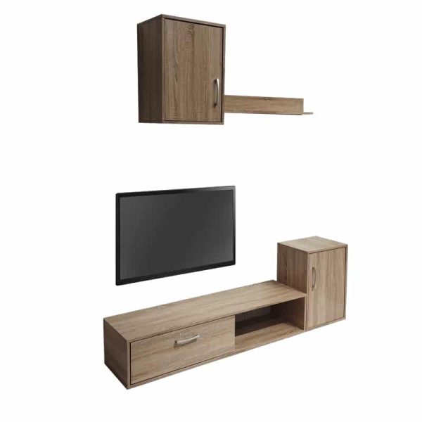 Mobilje televizori Ranian, melaminë sonoma