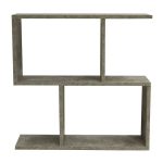 Tavolinë anësore Kora, melaminë ngjyrë gri-lisi 60x20x60cm - Image 2