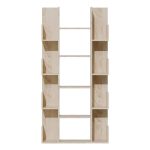 Raft librash Charles, melaminë natyrale 90x31x182.5cm - Image 2