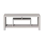 Tavolinë mesi Tracy, ngjyrë të bardhë-gri 120x60x48.5cm - Image 2