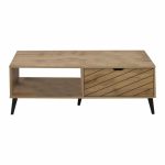 Tavolinë mesi Thelma, melaminë sonoma 120x60x41.6cm