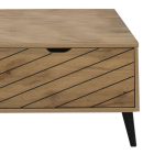 Tavolinë mesi Thelma, melaminë sonoma 120x60x41.6cm - Image 3