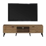 Mobilje televizori Thelma, melaminë sonoma 150x40x41.6cm