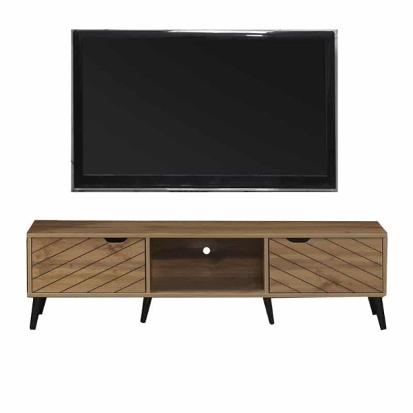 Mobilje televizori Thelma, melaminë sonoma 150x40x41.6cm