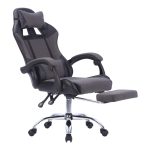 Karrige gaming, PVC-stof ngjyrë e zezë - Image 3
