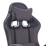 Karrige gaming, PVC-stof ngjyrë e zezë - Image 4