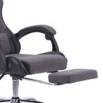 Karrige gaming, PVC-stof ngjyrë e zezë - Image 5