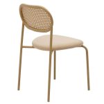 Karrige James  pe rattan pëlhurë beige-metal natyrore - Image 2