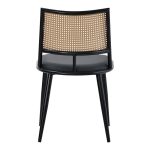 Giulia karrige  pe rattan beige-pu zi gri-metal i zi 49x52x80cm - Image 5