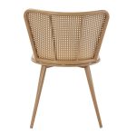 Karrige Daniele  pe rattan beige-pëlhurë beige-metal natyrore 46.5x57.5x77.5cm - Image 5
