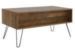 Tavolinë kafe dresser Boho  në ngjyrë arrë 100x50x46cm - Image 6