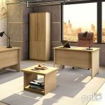 Tavoline zyre pa sirtar Amazon, ngjyrë natyral, 120x75x75cm - Image 2